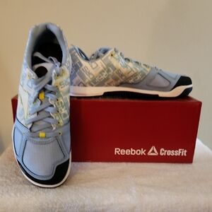 Reebok CrossFit Nano 2.0 Light Blue, Yellow, and White (Womens 10)